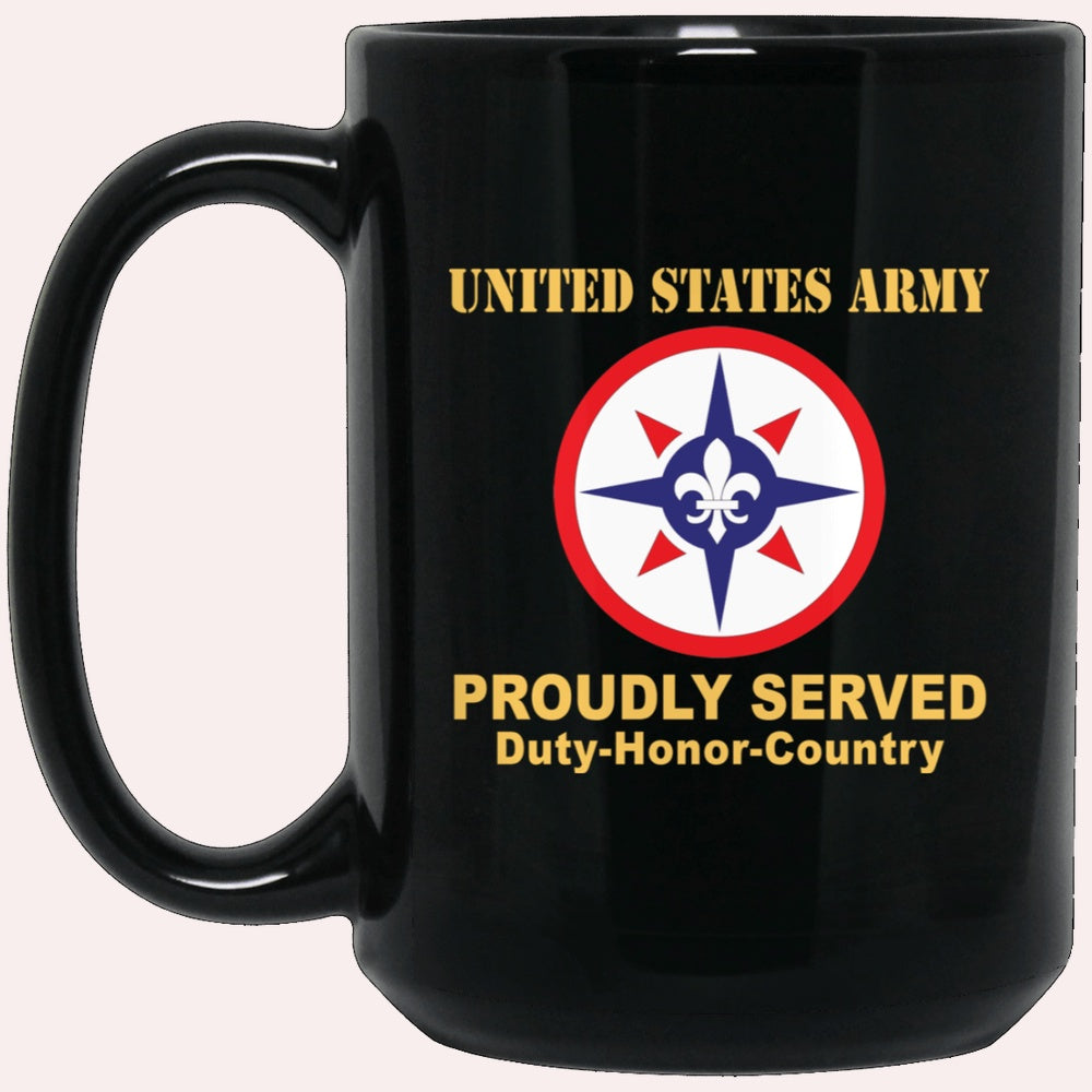 Us Army Mug, Veterans Mug, US Army 316TH SUSTAINMENT COMMAND Black Mug, Us Army Coffee Mug, Military Coffee Mugs