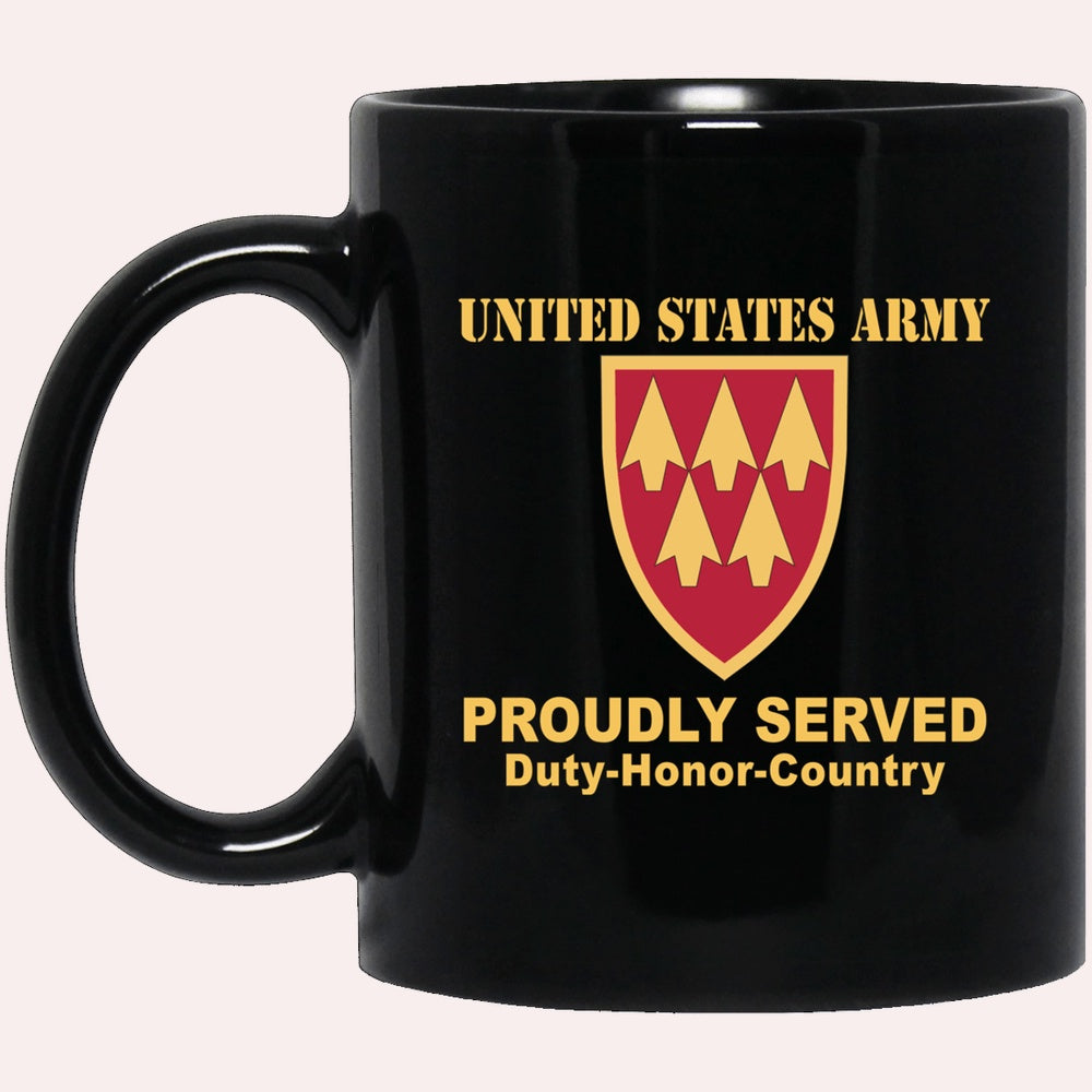 Us Army Mug, Veterans Mug, US Army 32ND AIR AND MISSILE DEFENSE COMMAND  Black Mug, Us Army Coffee Mug, Military Coffee Mugs