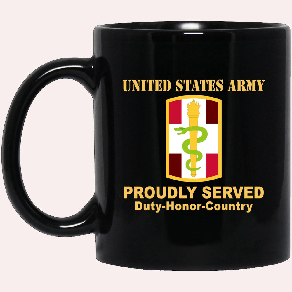 Us Army Mug, Veterans Mug, US Army 330TH MEDICAL BRIGADE Black Mug, Us Army Coffee Mug, Military Coffee Mugs