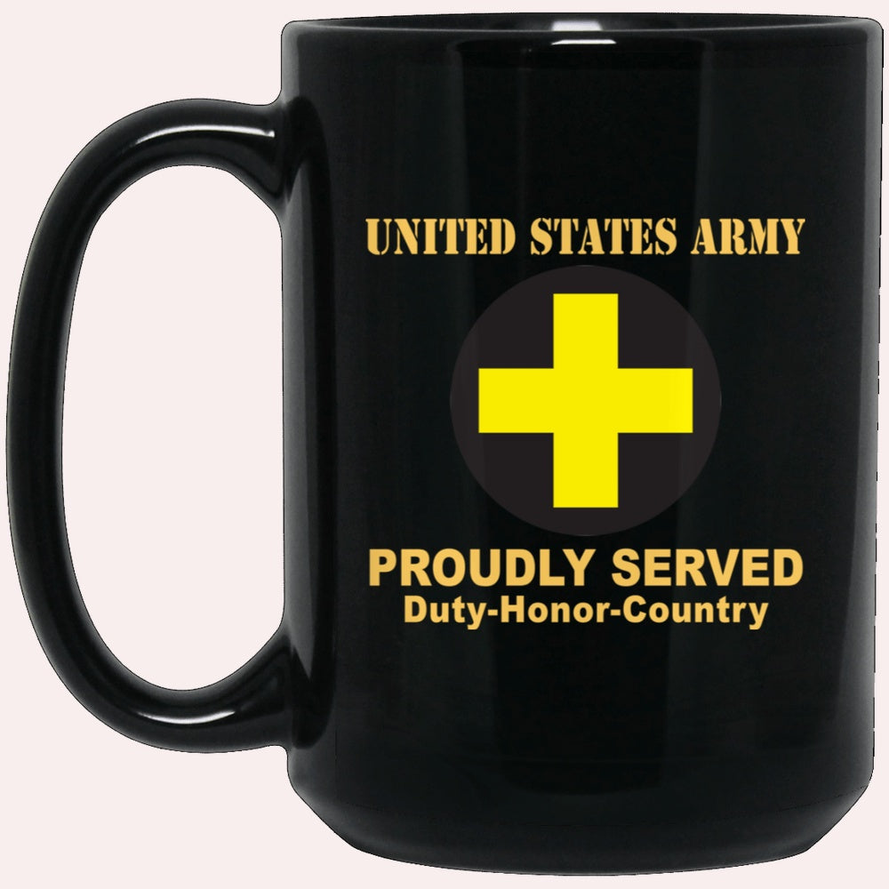 Us Army Mug, Veterans Mug, US Army 33RD INFANTRY BRIGADE COMBAT TEAM CSIB  Black Mug, Us Army Coffee Mug, Military Coffee Mugs