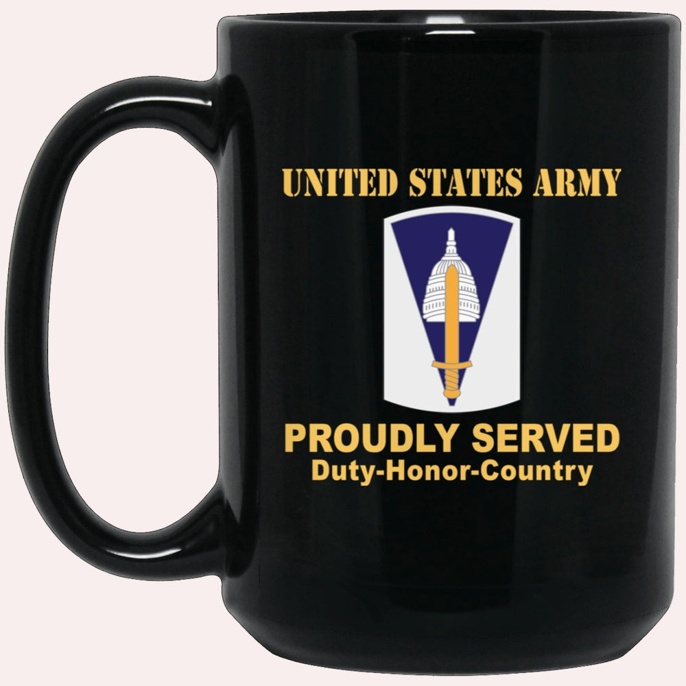 Us Army Mug, Veterans Mug, US Army 354TH CIVIL AFFAIRS BRIGADE Black Mug, Us Army Coffee Mug, Military Coffee Mugs