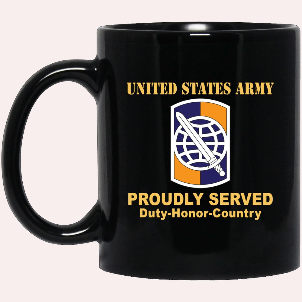 Us Army Mug, Veterans Mug, US Army 358TH CIVIL AFFAIRS BRIGADE Black Mug, Us Army Coffee Mug, Military Coffee Mugs