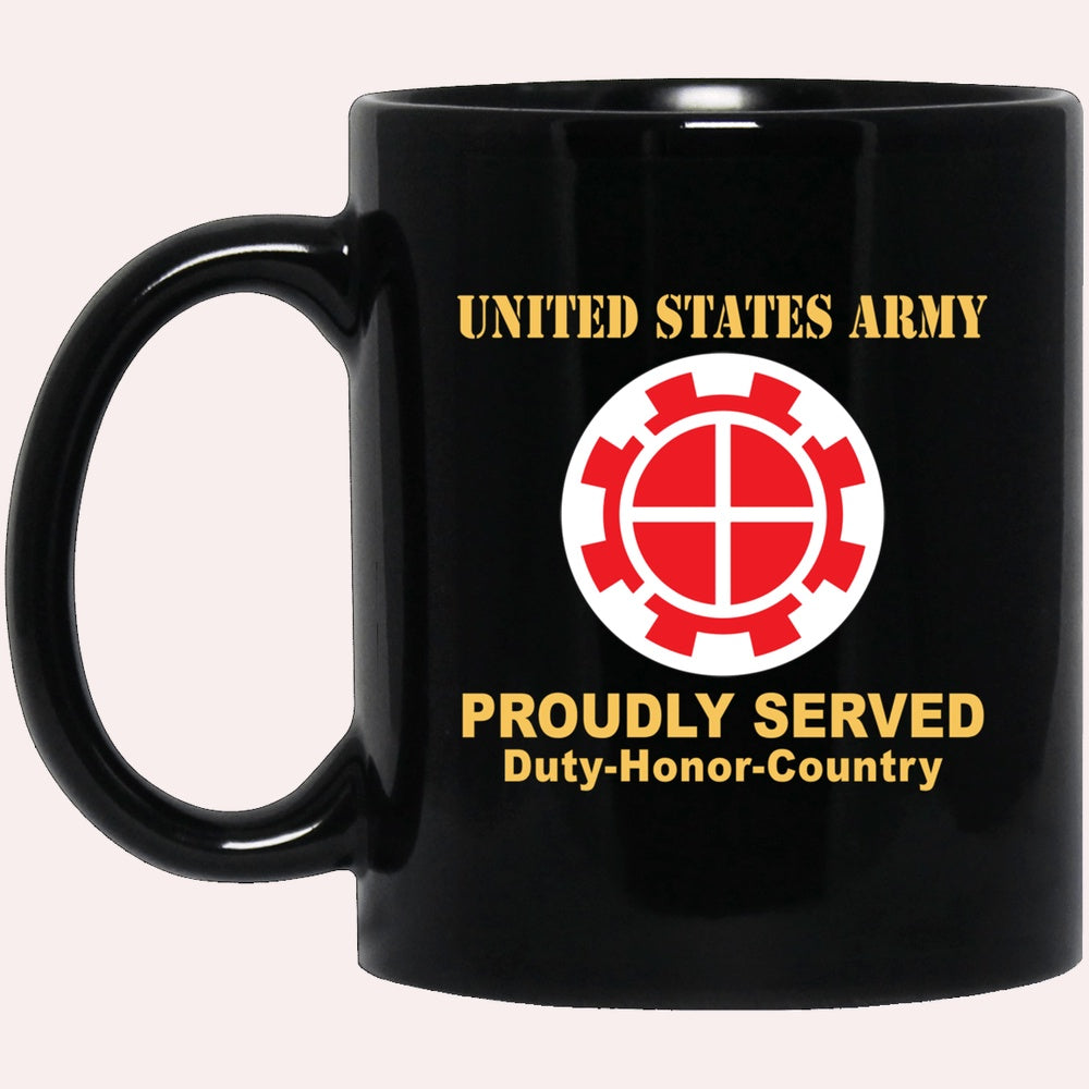 Us Army Mug, Veterans Mug, US Army 35TH ENGINEER BRIGADE  Black Mug, Us Army Coffee Mug, Military Coffee Mugs
