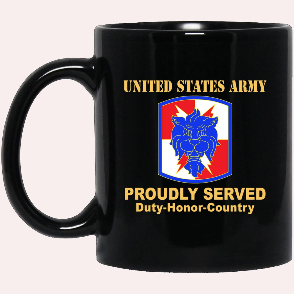 Us Army Mug, Veterans Mug, US Army 35TH SIGNAL BRIGADE (NO TAB)  Black Mug, Us Army Coffee Mug, Military Coffee Mugs