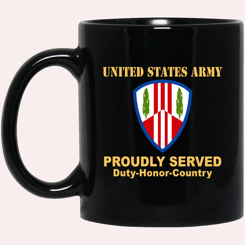Us Army Mug, Veterans Mug, US Army 369TH SUSTAINMENT BRIGADE  Black Mug, Us Army Coffee Mug, Military Coffee Mugs