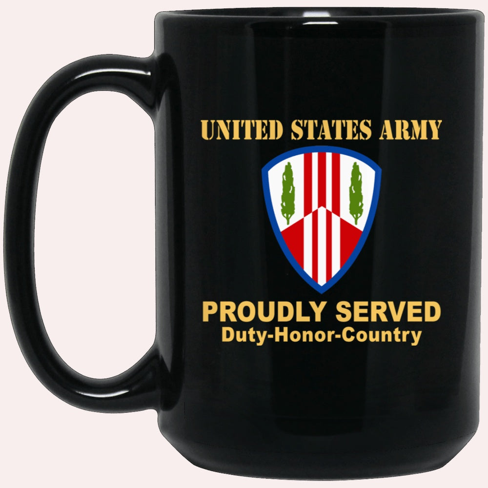 Us Army Mug, Veterans Mug, US Army 369TH SUSTAINMENT BRIGADE  Black Mug, Us Army Coffee Mug, Military Coffee Mugs