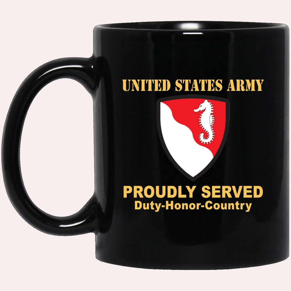 Us Army Mug, Veterans Mug, US Army 36TH ENGINEER BRIGADE Black Mug, Us Army Coffee Mug, Military Coffee Mugs