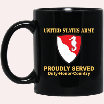 Us Army Mug, Veterans Mug, US Army 36TH ENGINEER BRIGADE Black Mug, Us Army Coffee Mug, Military Coffee Mugs