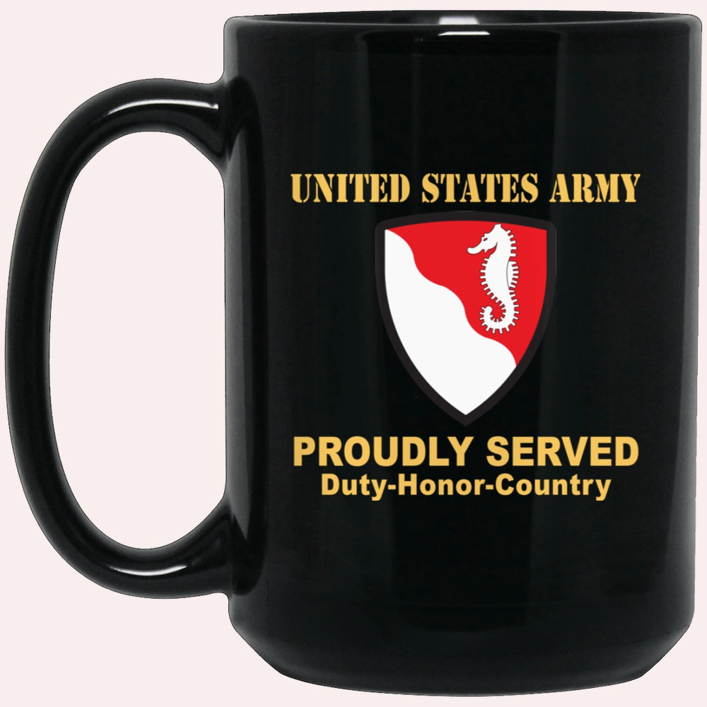 Us Army Mug, Veterans Mug, US Army 36TH ENGINEER BRIGADE Black Mug, Us Army Coffee Mug, Military Coffee Mugs