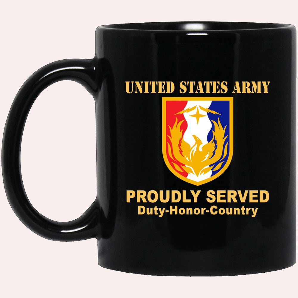 Us Army Mug, Veterans Mug, US Army 36TH SUSTAINMENT BRIGADE  Black Mug, Us Army Coffee Mug, Military Coffee Mugs