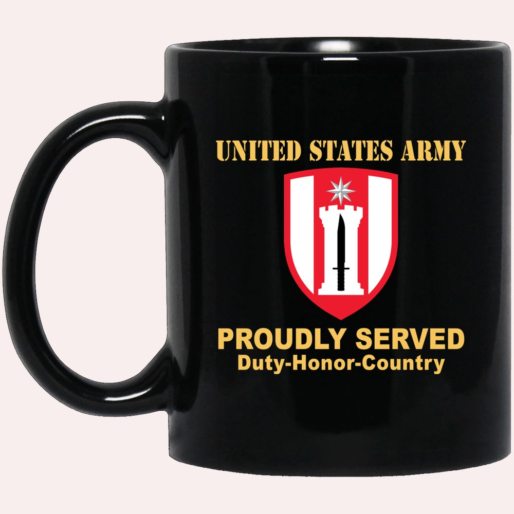 Us Army Mug, Veterans Mug, US Army 372ND ENGINEER BRIGADE Black Mug, Us Army Coffee Mug, Military Coffee Mugs
