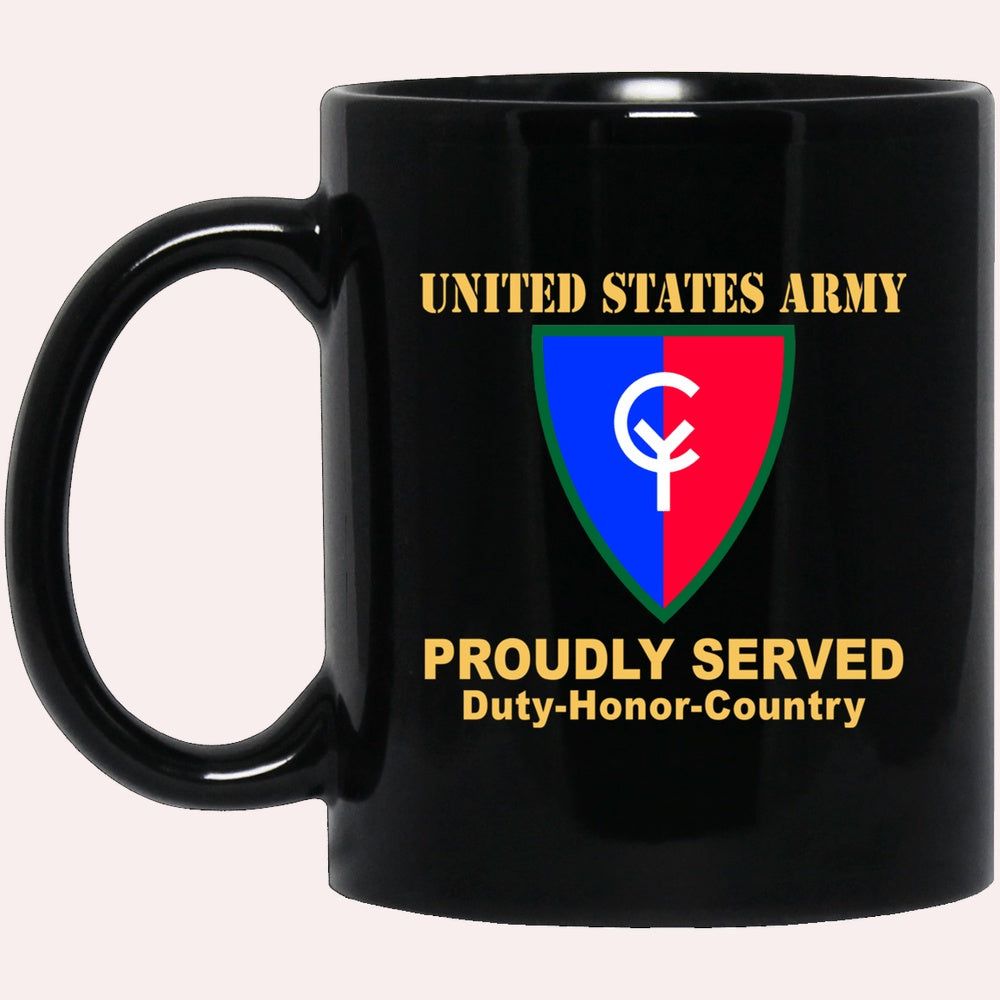 Us Army Mug, Veterans Mug, US Army 38TH INFANTRY DIVISION Black Mug, Us Army Coffee Mug, Military Coffee Mugs