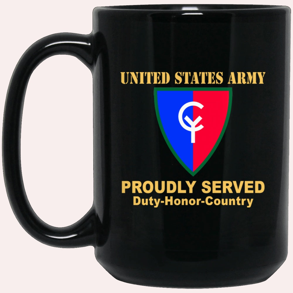Us Army Mug, Veterans Mug, US Army 38TH INFANTRY DIVISION Black Mug, Us Army Coffee Mug, Military Coffee Mugs