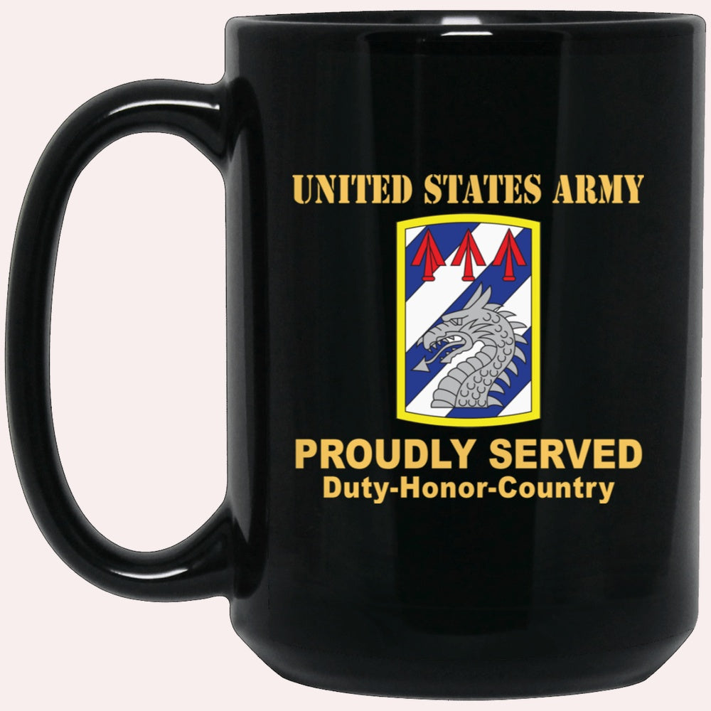 Us Army Mug, Veterans Mug, US Army 3RD SUSTAINMENT BRIGADE Black Mug, Us Army Coffee Mug, Military Coffee Mugs