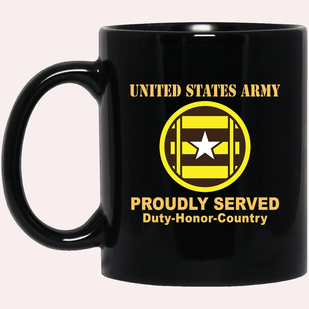 Us Army Mug, Veterans Mug, US Army 3RD TRANSPORTATION BRIGADE Black Mug, Us Army Coffee Mug, Military Coffee Mugs
