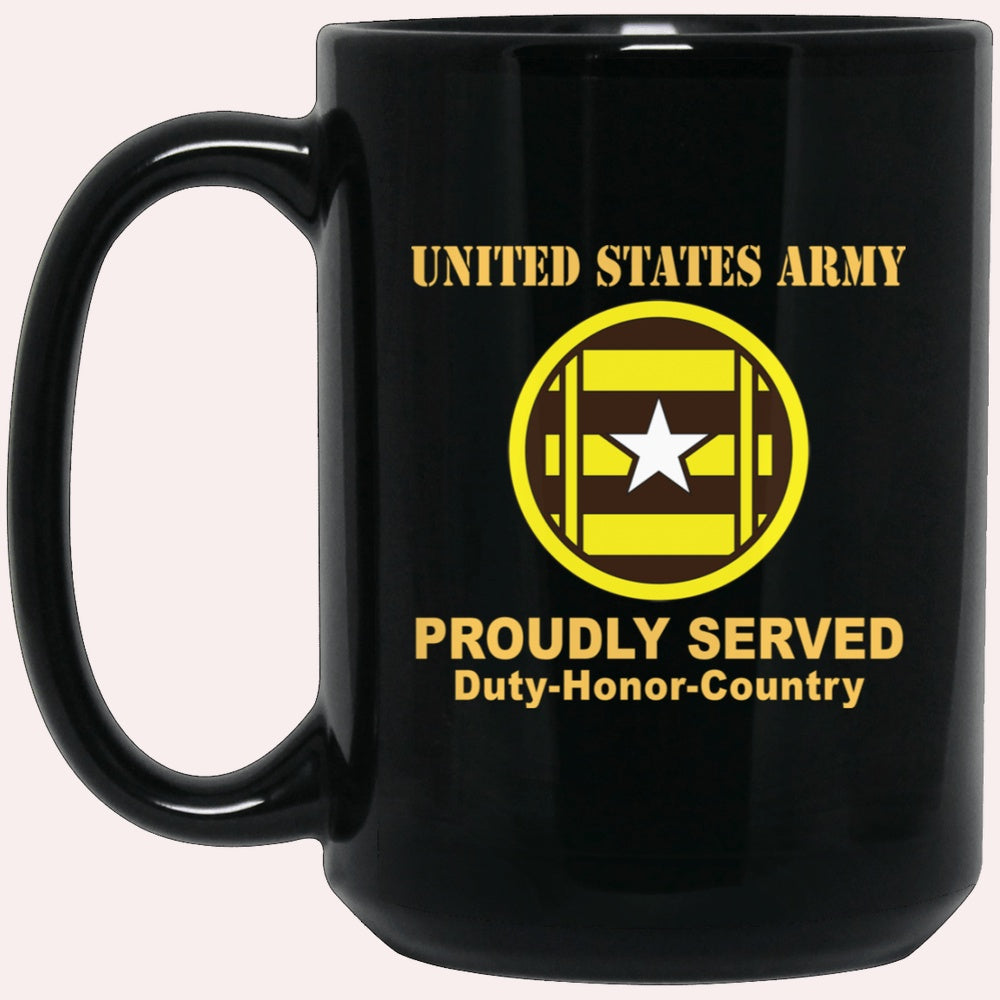 Us Army Mug, Veterans Mug, US Army 3RD TRANSPORTATION BRIGADE Black Mug, Us Army Coffee Mug, Military Coffee Mugs
