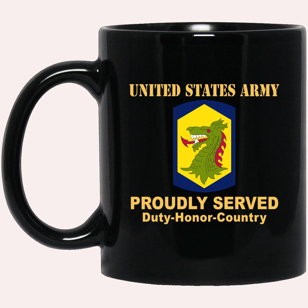 Us Army Mug, Veterans Mug, US Army 404 MANEUVER ENHANCEMENT BRIGADE Black Mug, Us Army Coffee Mug, Military Coffee Mugs