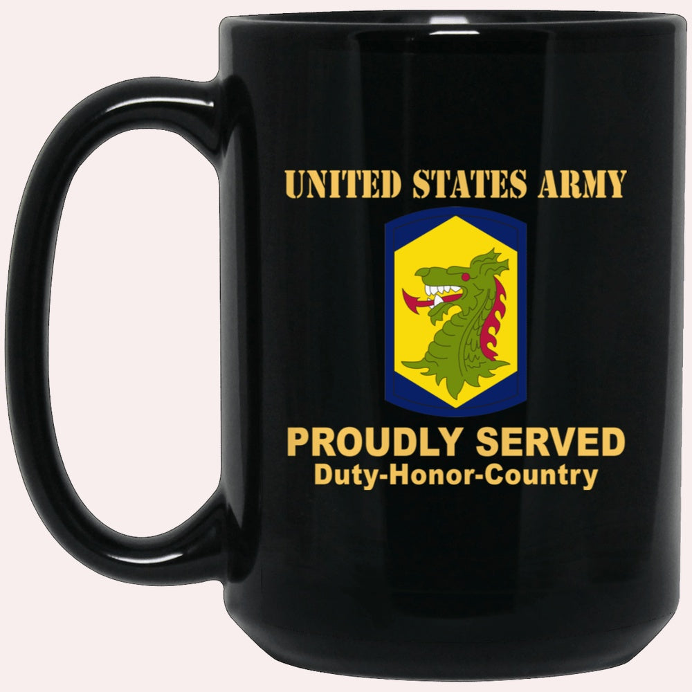 Us Army Mug, Veterans Mug, US Army 404 MANEUVER ENHANCEMENT BRIGADE Black Mug, Us Army Coffee Mug, Military Coffee Mugs