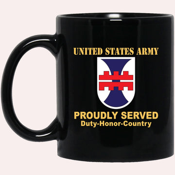 Us Army Mug, Veterans Mug, US Army 412TH ENGINEER COMMAND Black Mug, Us Army Coffee Mug, Military Coffee Mugs