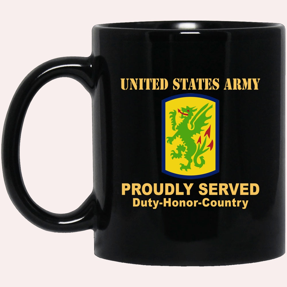 Us Army Mug, Veterans Mug, US Army 415 CHEMICAL BRIGADE Black Mug, Us Army Coffee Mug, Military Coffee Mugs