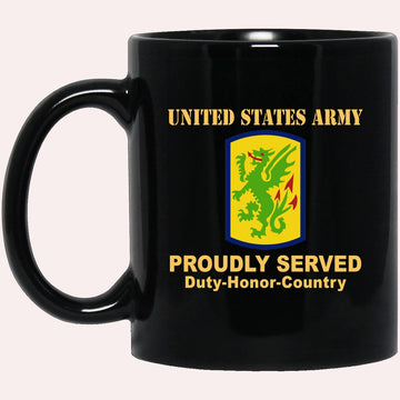 Us Army Mug, Veterans Mug, US Army 415 CHEMICAL BRIGADE Black Mug, Us Army Coffee Mug, Military Coffee Mugs