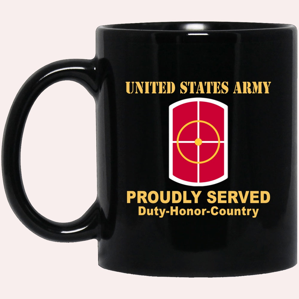Us Army Mug, Veterans Mug, US Army 420TH ENGINEER BRIGADE Black Mug, Us Army Coffee Mug, Military Coffee Mugs