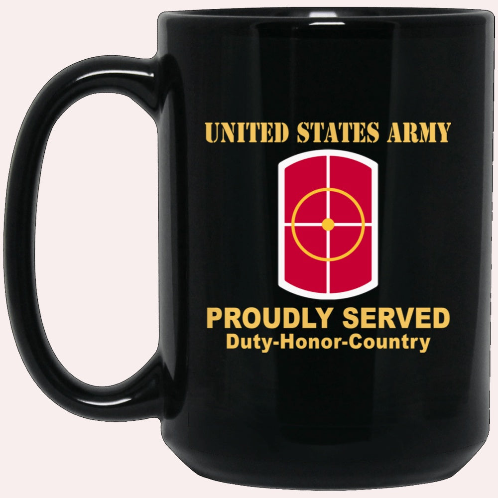 Us Army Mug, Veterans Mug, US Army 420TH ENGINEER BRIGADE Black Mug, Us Army Coffee Mug, Military Coffee Mugs