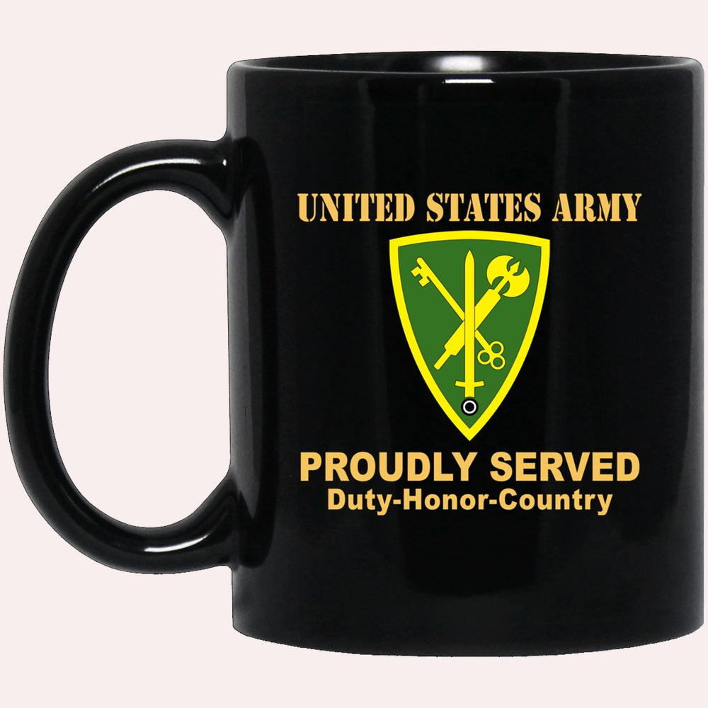 Us Army Mug, Veterans Mug, US Army 42ND MILITARY POLICE BRIGADE Black Mug, Us Army Coffee Mug, Military Coffee Mugs