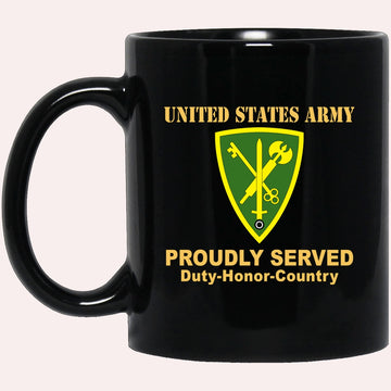 Us Army Mug, Veterans Mug, US Army 42ND MILITARY POLICE BRIGADE Black Mug, Us Army Coffee Mug, Military Coffee Mugs