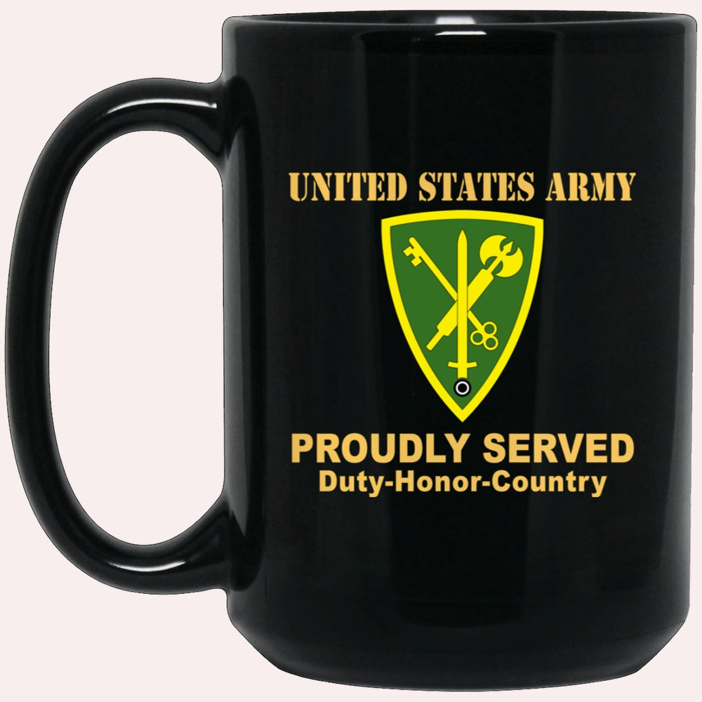 Us Army Mug, Veterans Mug, US Army 42ND MILITARY POLICE BRIGADE Black Mug, Us Army Coffee Mug, Military Coffee Mugs