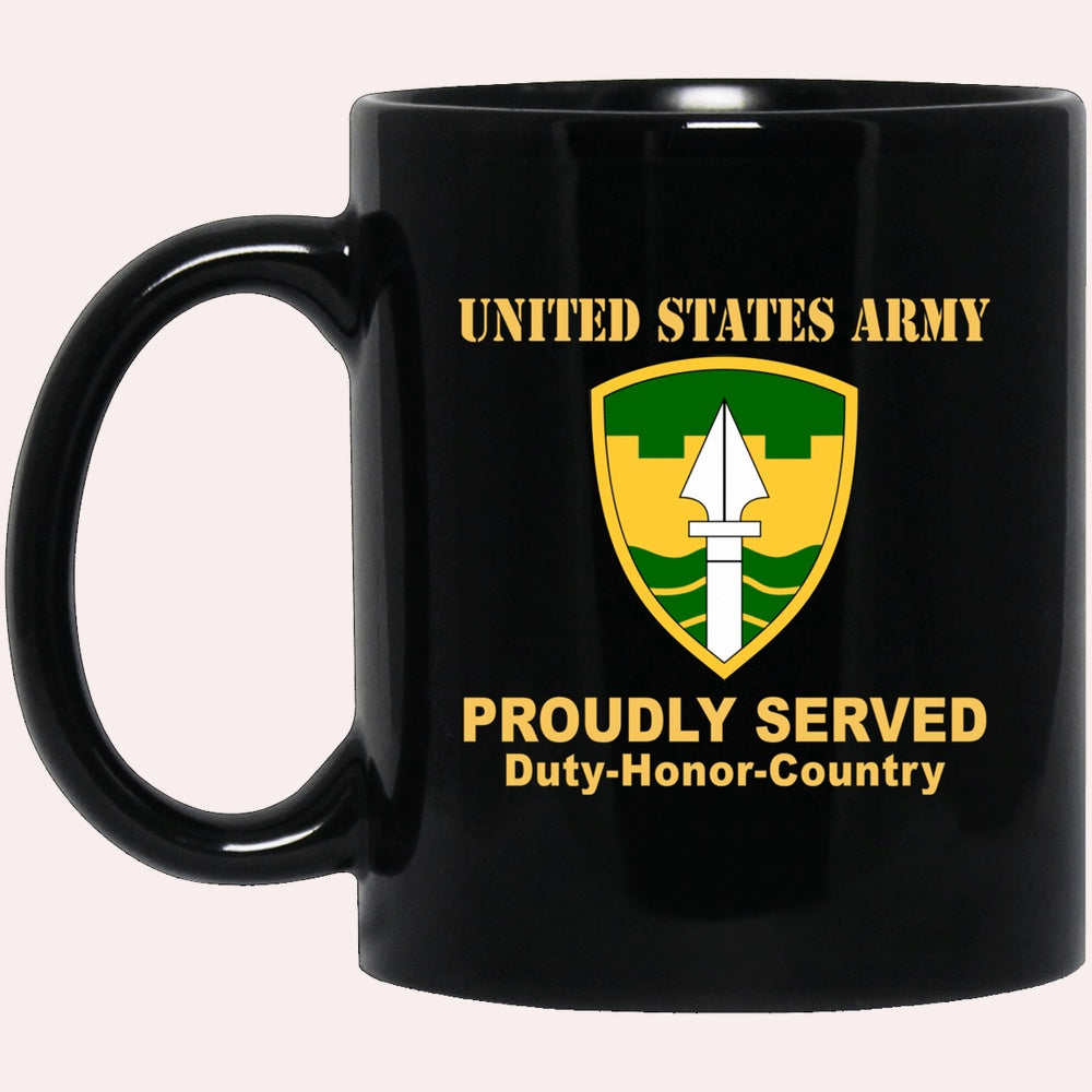 Us Army Mug, Veterans Mug, US Army 43 MILITARY POLICE BRIGADE Black Mug, Us Army Coffee Mug, Military Coffee Mugs