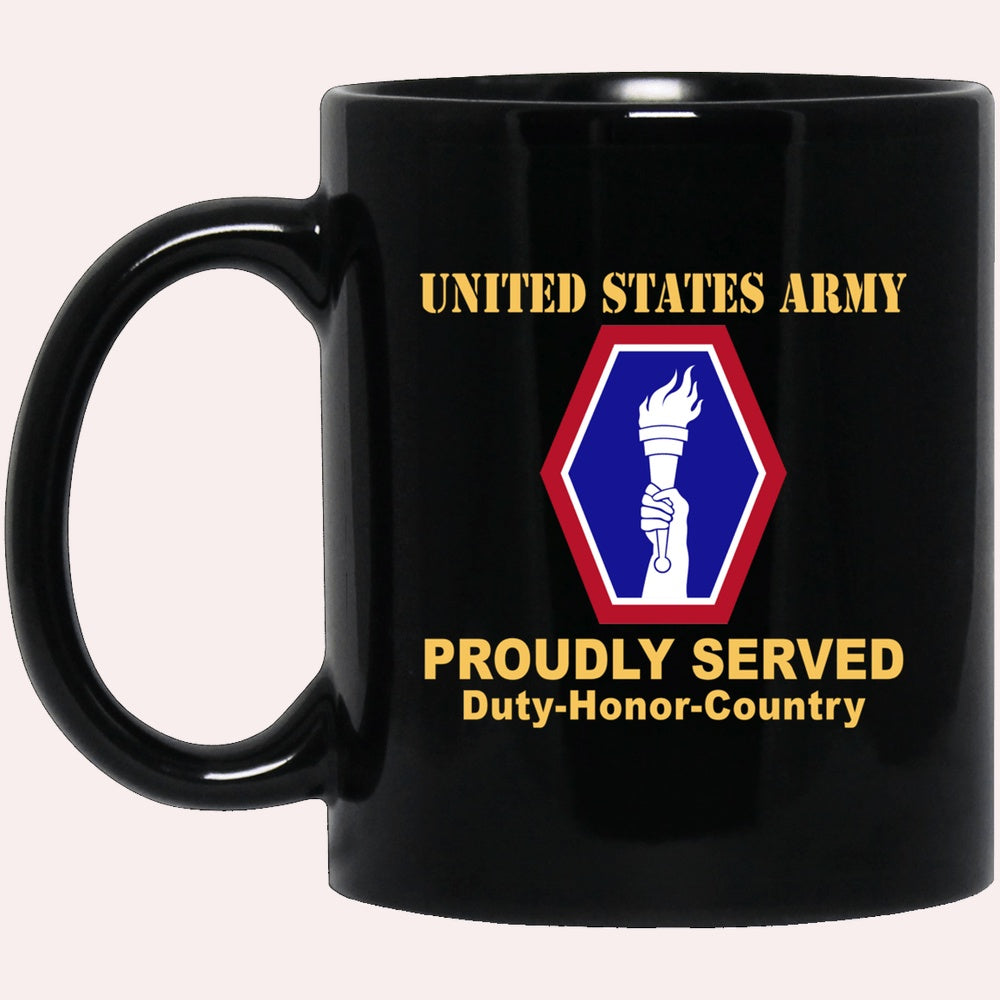 Us Army Mug, Veterans Mug, US Army 442 INFANTRY REGIMENT Black Mug, Us Army Coffee Mug, Military Coffee Mugs