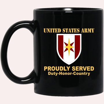 Us Army Mug, Veterans Mug, US Army 44 MEDICAL BRIGADE Black Mug, Us Army Coffee Mug, Military Coffee Mugs