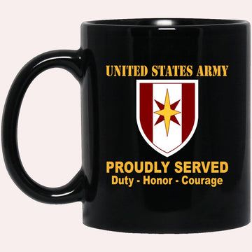 Us Army Mug, Veterans Mug, US Army 44th Medical Brigade Black Mug, Us Army Coffee Mug, Military Coffee Mugs