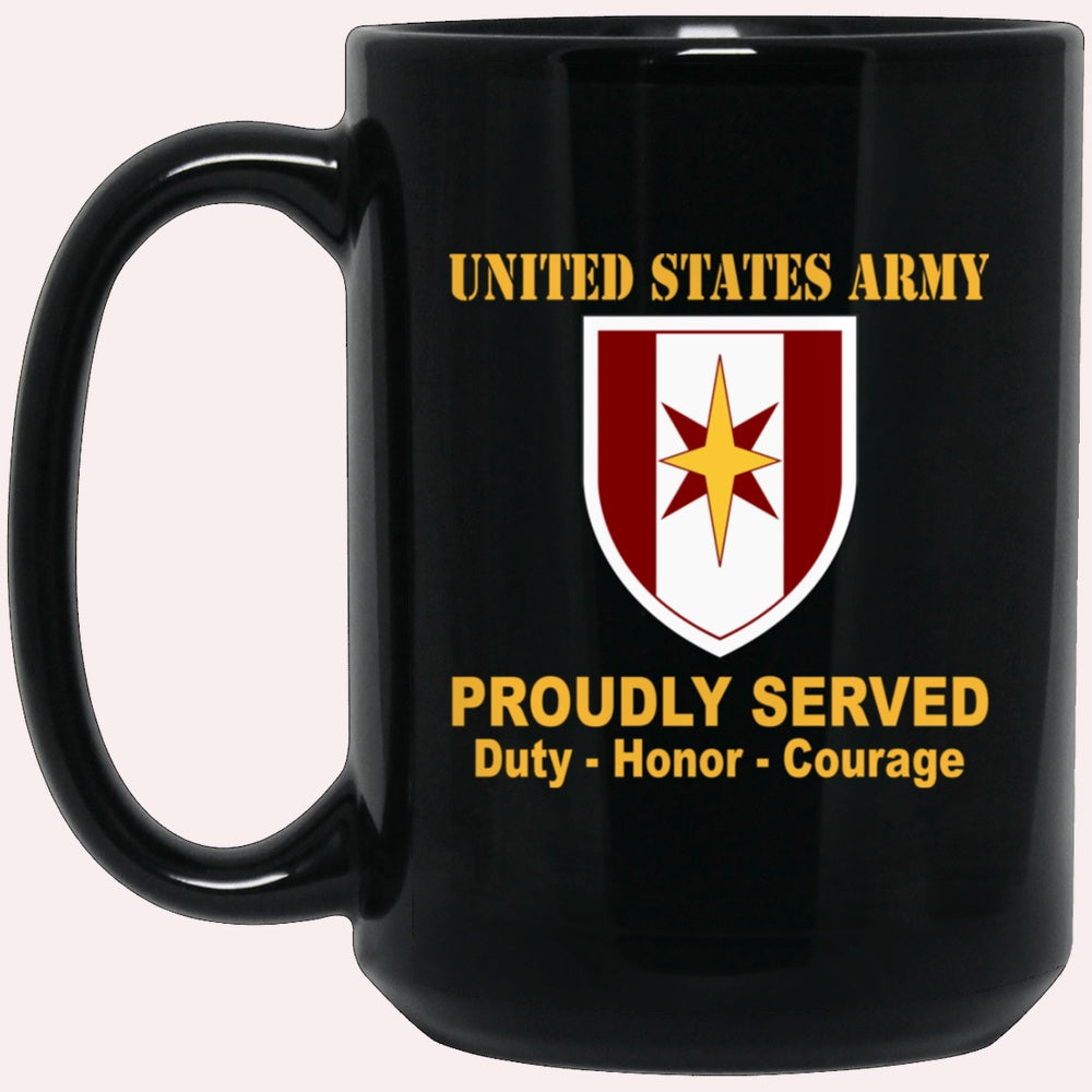 Us Army Mug, Veterans Mug, US Army 44th Medical Brigade Black Mug, Us Army Coffee Mug, Military Coffee Mugs