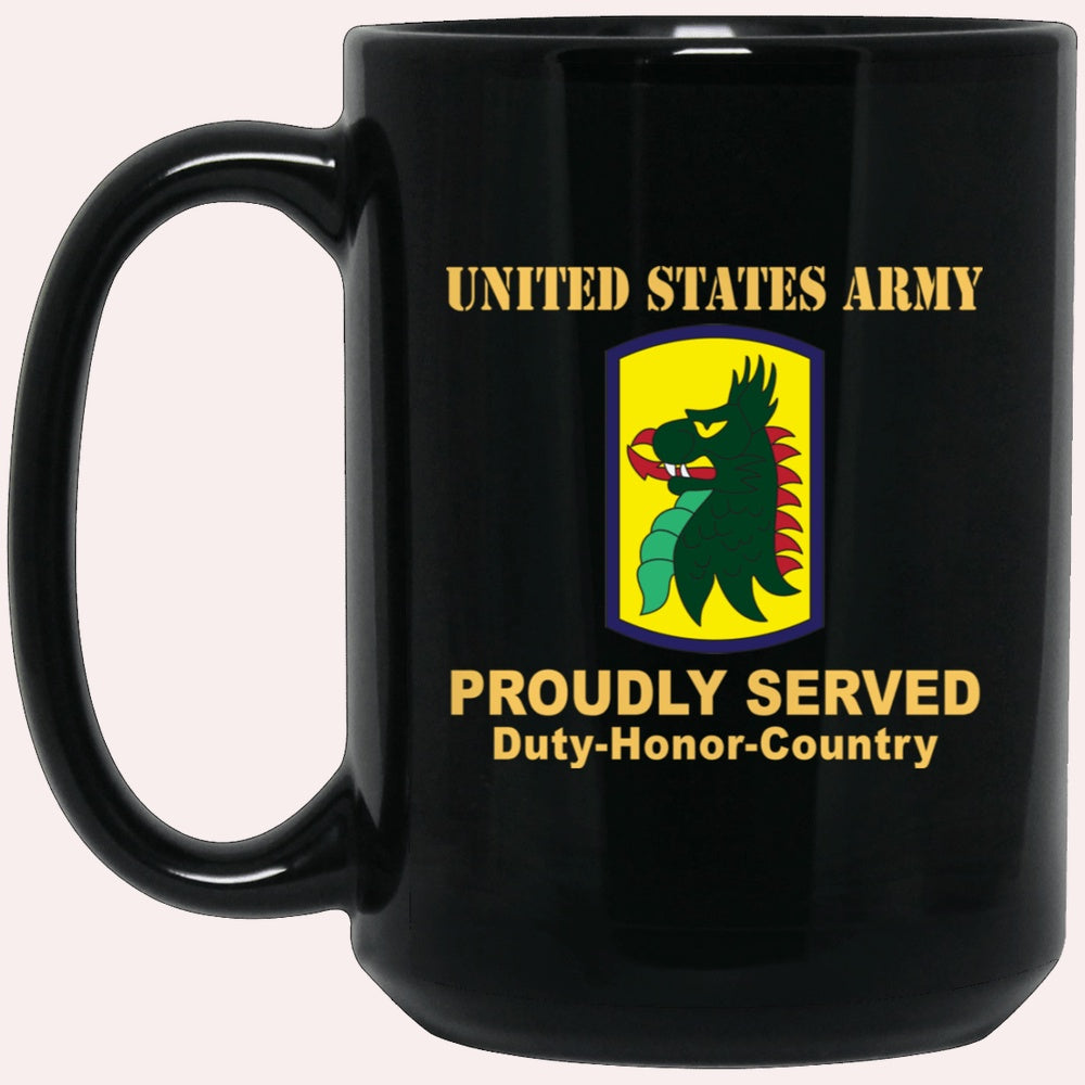 Us Army Mug, Veterans Mug, US Army 455TH CHEMICAL BRIGADE Black Mug, Us Army Coffee Mug, Military Coffee Mugs