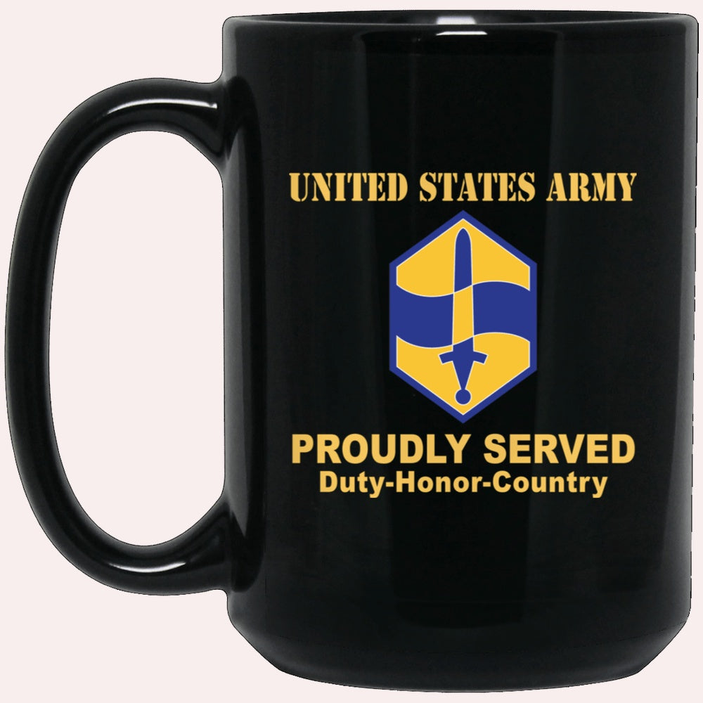 Us Army Mug, Veterans Mug, US Army 460 CHEMICAL BRIGADE Black Mug, Us Army Coffee Mug, Military Coffee Mugs