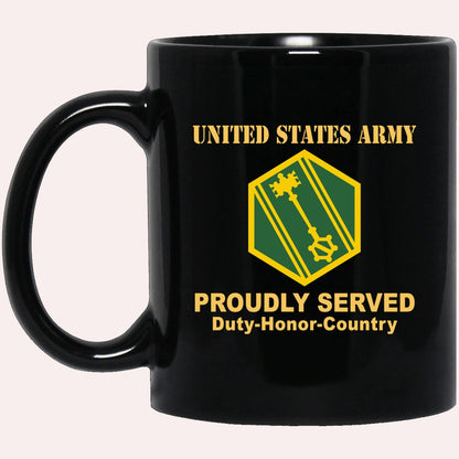 Us Army Mug, Veterans Mug, US Army 46TH MILITARY POLICE COMMAND Black Mug, Us Army Coffee Mug, Military Coffee Mugs