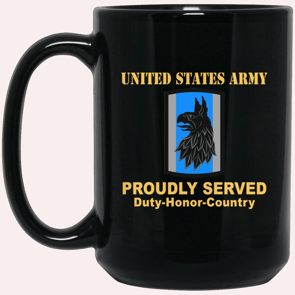 Us Army Mug, Veterans Mug, US Army 470 MILITARY INTELLIGENCE BRIGADE Black Mug, Us Army Coffee Mug, Military Coffee Mugs