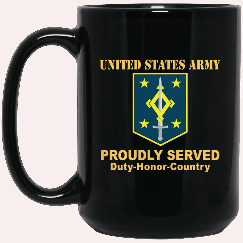 Us Army Mug, Veterans Mug, US Army 4TH MANEUVER ENHANCEMENT BRIGADE Black Mug, Us Army Coffee Mug, Military Coffee Mugs