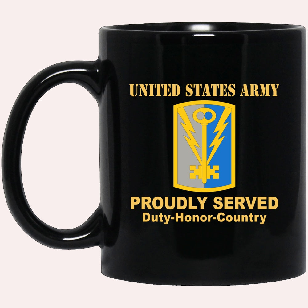 Us Army Mug, Veterans Mug, US Army 501 MILITARY INTELLIGENCE BRIGADE Black Mug, Us Army Coffee Mug, Military Coffee Mugs