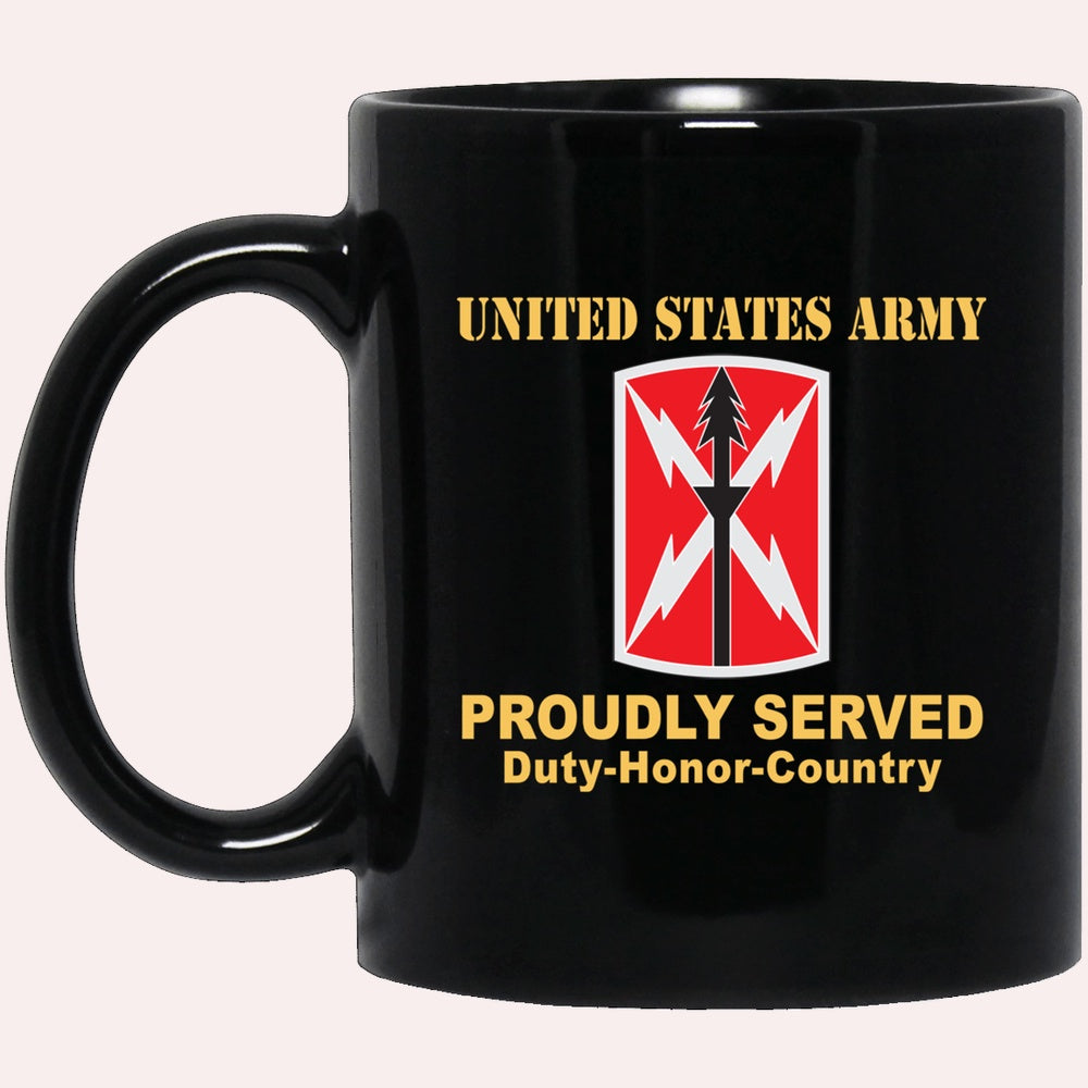 Us Army Mug, Veterans Mug, US Army 516 SIGNAL BRIGADE Black Mug, Us Army Coffee Mug, Military Coffee Mugs