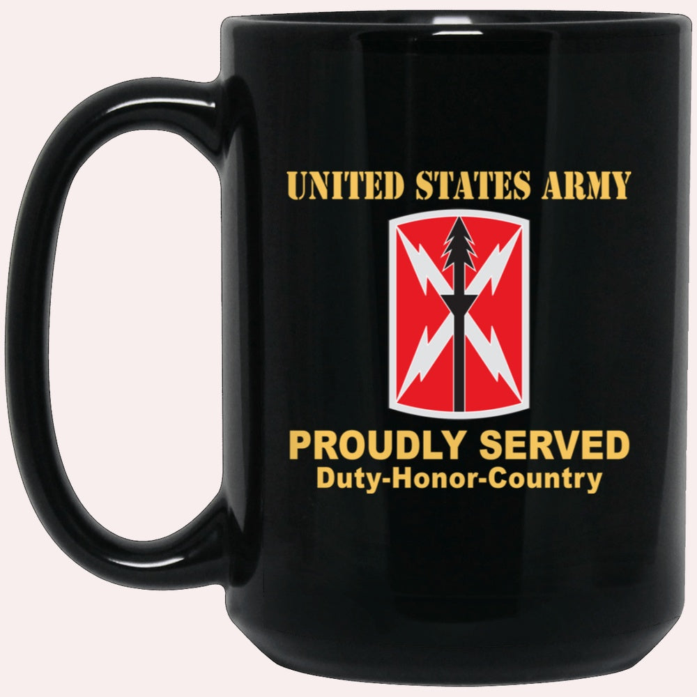 Us Army Mug, Veterans Mug, US Army 516 SIGNAL BRIGADE Black Mug, Us Army Coffee Mug, Military Coffee Mugs
