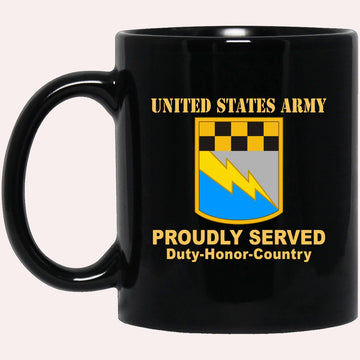 Us Army Mug, Veterans Mug, US Army 525TH EXPEDITIONARY MILITARY INTELLIGENCE BRIGADE Black Mug