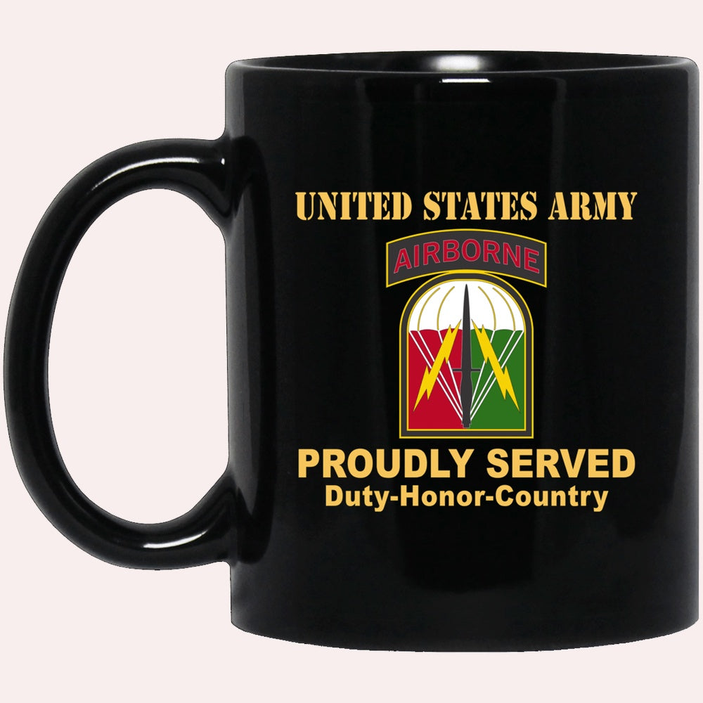 Us Army Mug, Veterans Mug, US Army 528 SUSTAINMENT BRIGADE Black Mug, Us Army Coffee Mug, Military Coffee Mugs