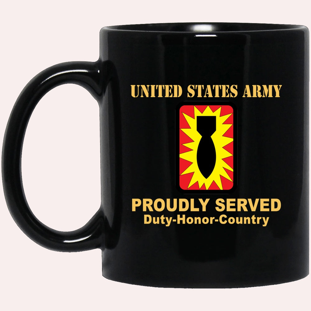 Us Army Mug, Veterans Mug, US Army 52ND ORDNANCE GROUP  Black Mug, Us Army Coffee Mug, Military Coffee Mugs