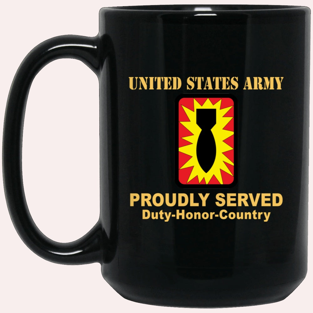 Us Army Mug, Veterans Mug, US Army 52ND ORDNANCE GROUP  Black Mug, Us Army Coffee Mug, Military Coffee Mugs
