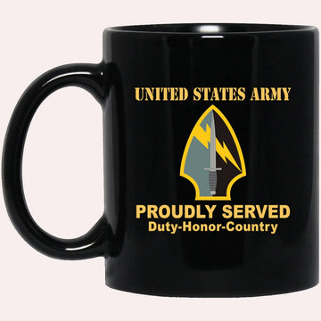 Us Army Mug, Veterans Mug, US Army 560 BATTLEFIELD SURVEILLANCE BRIGADE Black Mug, Us Army Coffee Mug, Military Coffee Mugs