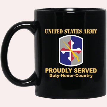 Us Army Mug, Veterans Mug, US Army 58TH EXPEDITIONARY MILITARY INTELLIGENCE BRIGADE  Black Mug, Us Army Coffee Mug, Military Coffee Mugs