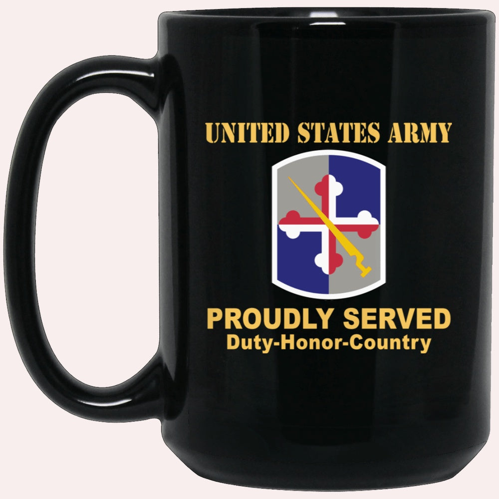 Us Army Mug, Veterans Mug, US Army 58TH EXPEDITIONARY MILITARY INTELLIGENCE BRIGADE  Black Mug, Us Army Coffee Mug, Military Coffee Mugs